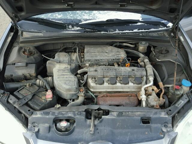 2HGES16444H940174 - 2004 HONDA CIVIC DX GRAY photo 7