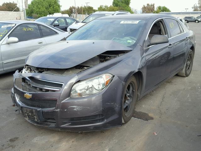 1G1ZA5E12BF125965 - 2011 CHEVROLET MALIBU LS CHARCOAL photo 2