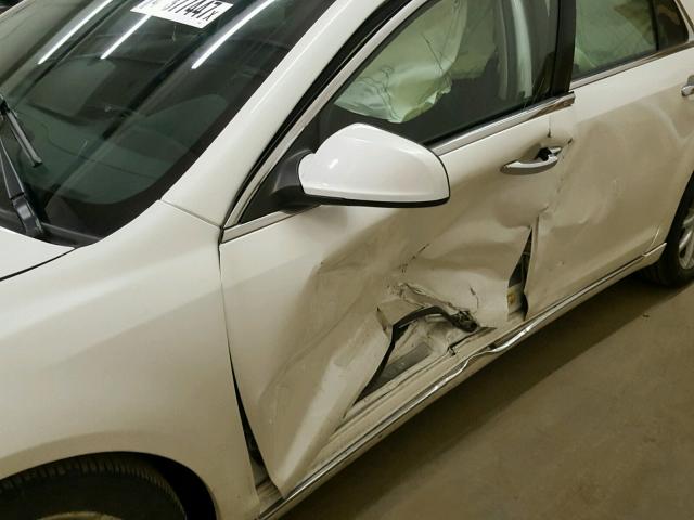 1G1ZE5E15BF116326 - 2011 CHEVROLET MALIBU LTZ GRAY photo 9