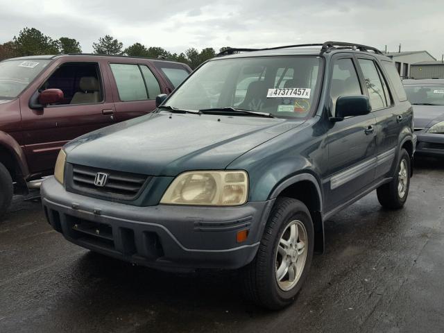 JHLRD1760YS003091 - 2000 HONDA CR-V EX GREEN photo 2