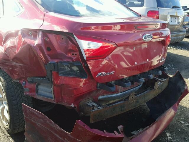 1FADP3F20DL310201 - 2013 FORD FOCUS SE RED photo 9