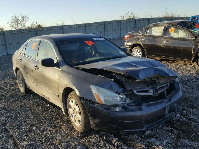 1HGCM56314A046969 - 2004 HONDA ACCORD LX BLUE photo 1