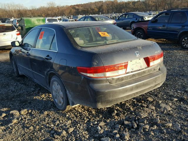 1HGCM56314A046969 - 2004 HONDA ACCORD LX BLUE photo 3