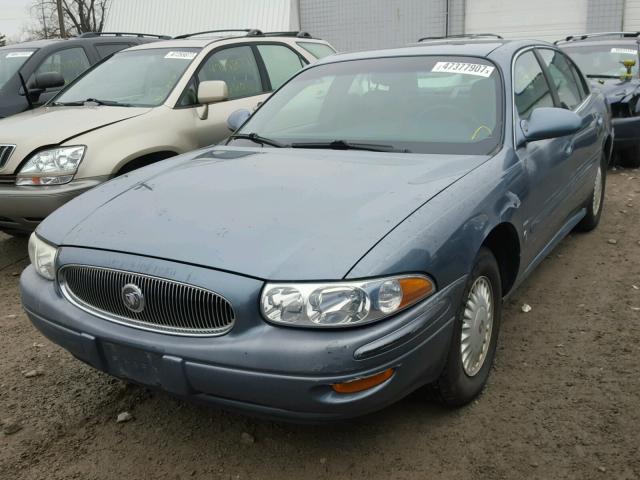 1G4HP54K7Y4201823 - 2000 BUICK LESABRE CU BLUE photo 2