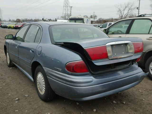 1G4HP54K7Y4201823 - 2000 BUICK LESABRE CU BLUE photo 3