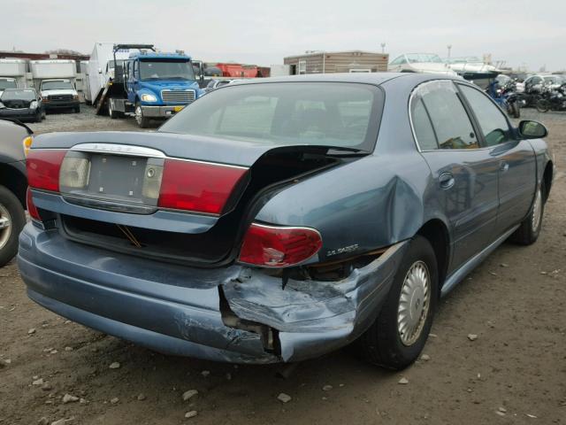 1G4HP54K7Y4201823 - 2000 BUICK LESABRE CU BLUE photo 4