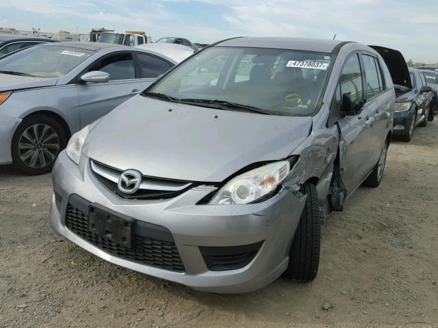 JM1CR2WL4A0372152 - 2010 MAZDA 5 GRAY photo 2