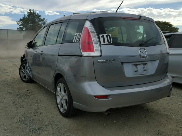 JM1CR2WL4A0372152 - 2010 MAZDA 5 GRAY photo 3