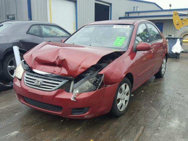 KNAFE121885514035 - 2008 KIA SPECTRA EX RED photo 2