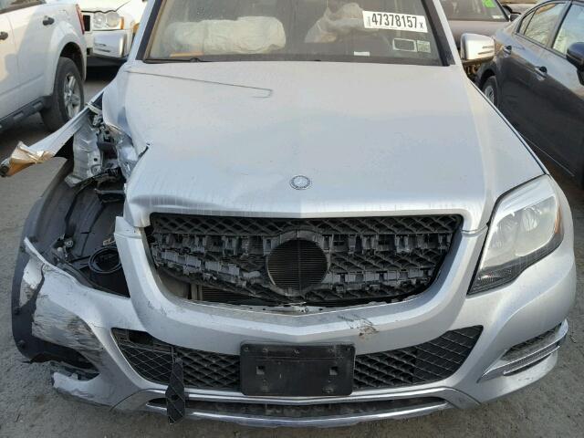 WDCGG8JB2DG102304 - 2013 MERCEDES-BENZ GLK 350 4M SILVER photo 7