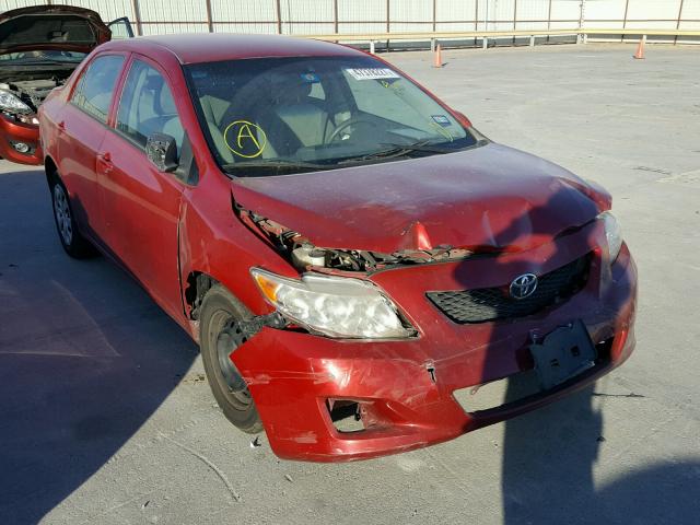 1NXBU4EE8AZ373883 - 2010 TOYOTA COROLLA BA RED photo 1