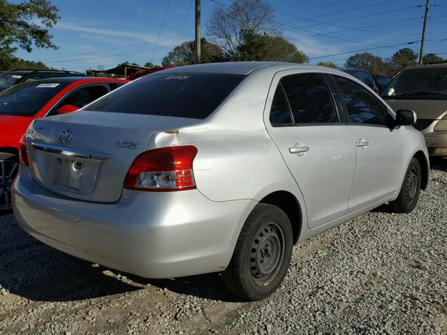 JTDBT923581280984 - 2008 TOYOTA YARIS SILVER photo 4