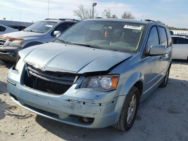 2A4RR5D18AR278627 - 2010 CHRYSLER TOWN & COU BLUE photo 2