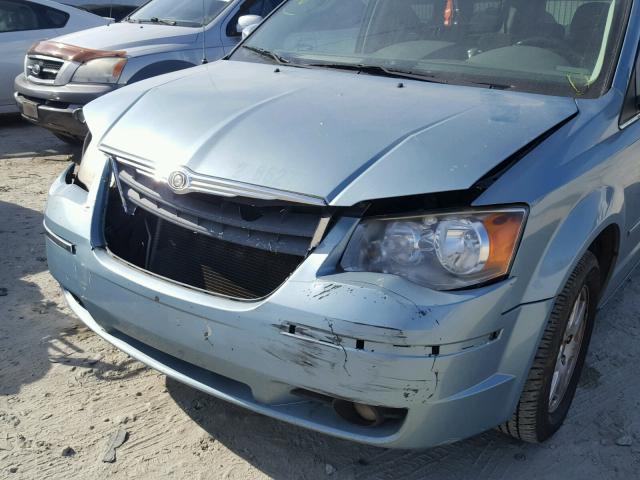 2A4RR5D18AR278627 - 2010 CHRYSLER TOWN & COU BLUE photo 9