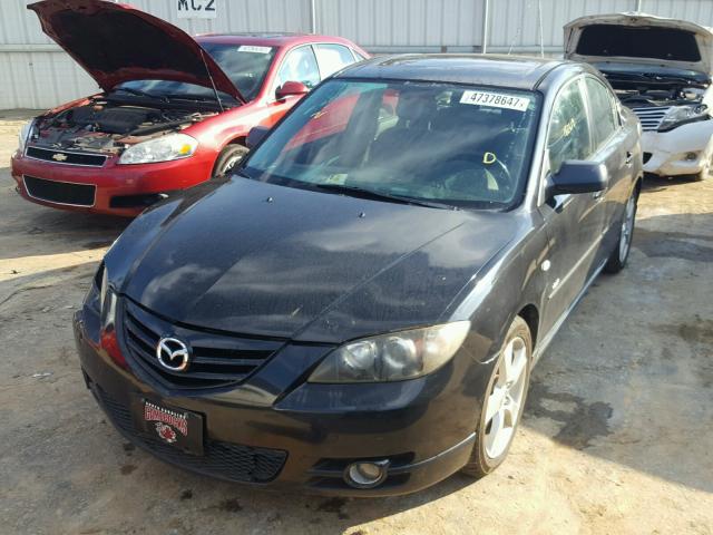 JM1BK323841188729 - 2004 MAZDA 3 S BLACK photo 2