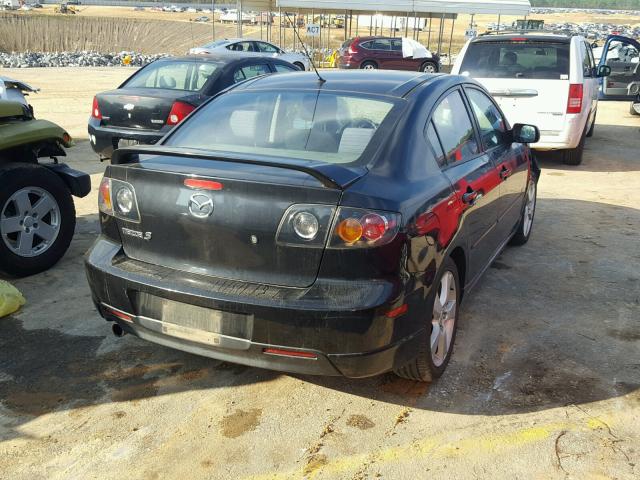 JM1BK323841188729 - 2004 MAZDA 3 S BLACK photo 4