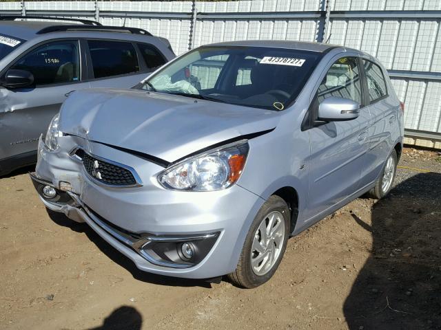 ML32A4HJ3HH020107 - 2017 MITSUBISHI MIRAGE SE SILVER photo 2