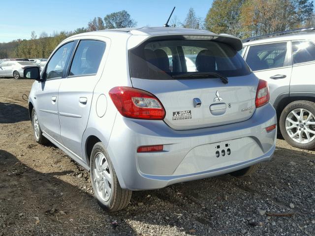 ML32A4HJ3HH020107 - 2017 MITSUBISHI MIRAGE SE SILVER photo 3