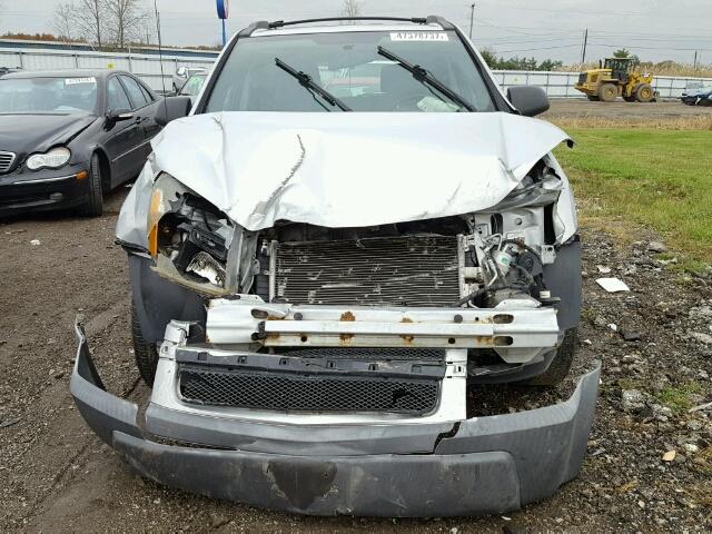 2CNDL13F156058661 - 2005 CHEVROLET EQUINOX LS SILVER photo 9