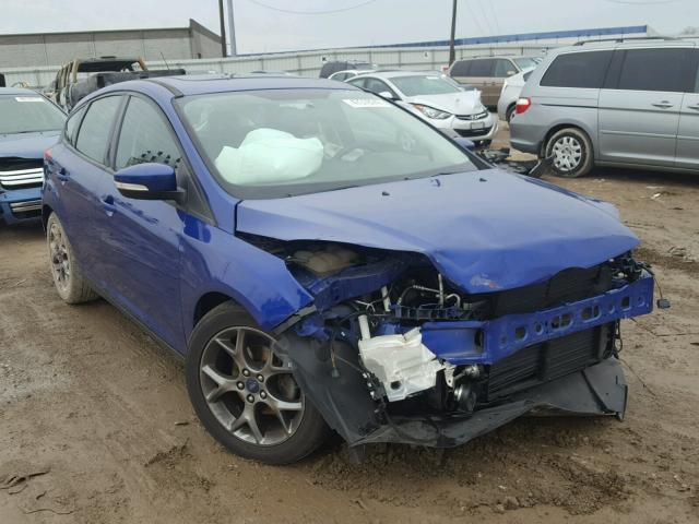 1FADP3K25EL136858 - 2014 FORD FOCUS SE BLUE photo 1