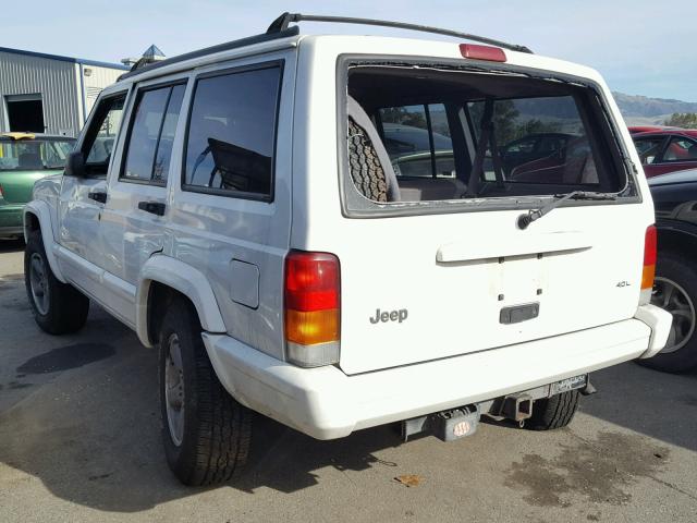 1J4FJ68S6WL222124 - 1998 JEEP CHEROKEE WHITE photo 3