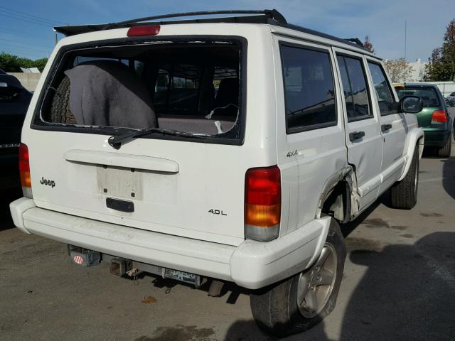 1J4FJ68S6WL222124 - 1998 JEEP CHEROKEE WHITE photo 4