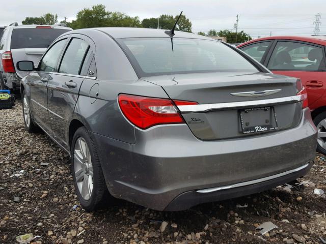 1C3CCBBB5DN666041 - 2013 CHRYSLER 200 TOURIN GRAY photo 3