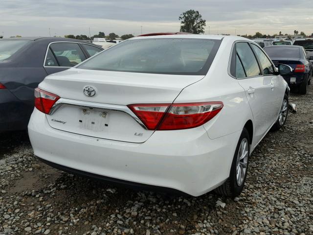 4T4BF1FK6GR578680 - 2016 TOYOTA CAMRY LE WHITE photo 4