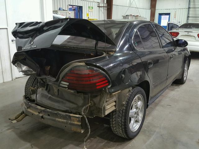 1G2NF52E84C144236 - 2004 PONTIAC GRAND AM S BLACK photo 4