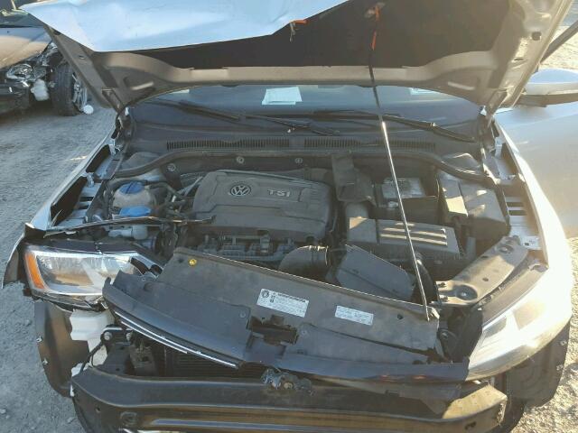 3VWD17AJ6EM384611 - 2014 VOLKSWAGEN JETTA SE SILVER photo 7