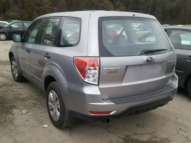 JF2SH61669H704548 - 2009 SUBARU FORESTER 2 GRAY photo 3