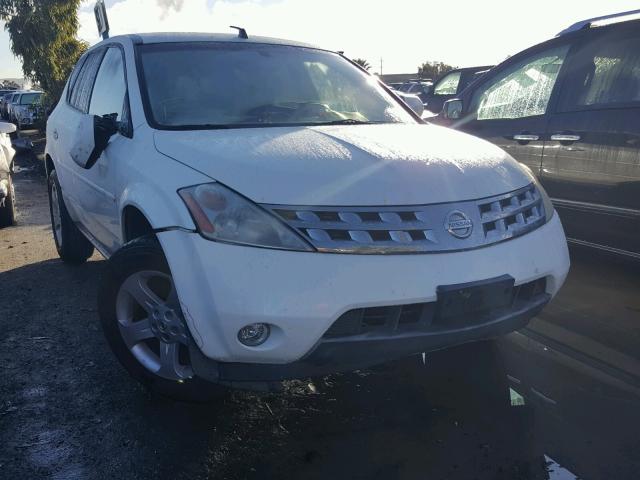 JN8AZ08T64W215723 - 2004 NISSAN MURANO SL WHITE photo 1