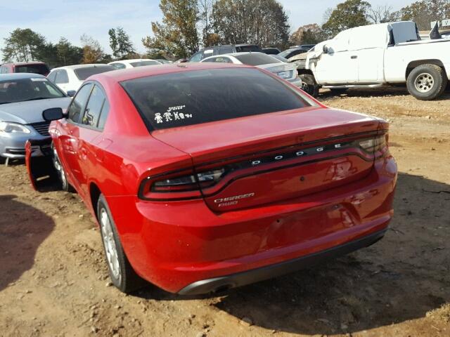 2C3CDXKT0GH333746 - 2016 DODGE CHARGER PO RED photo 3