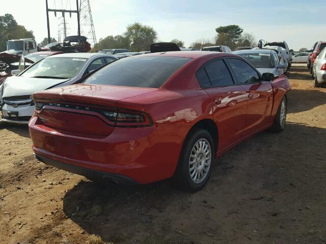 2C3CDXKT0GH333746 - 2016 DODGE CHARGER PO RED photo 4