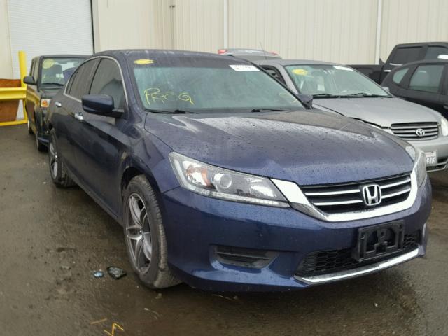 1HGCR2F39DA049280 - 2013 HONDA ACCORD LX BLUE photo 1