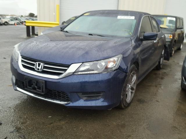 1HGCR2F39DA049280 - 2013 HONDA ACCORD LX BLUE photo 2