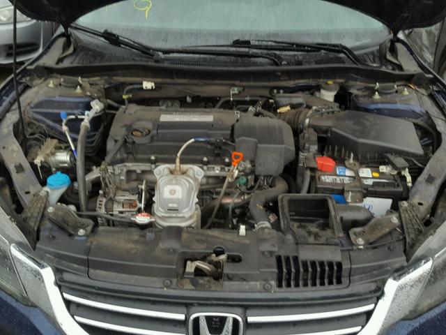 1HGCR2F39DA049280 - 2013 HONDA ACCORD LX BLUE photo 7