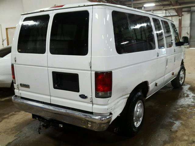 1FBNE31L16HA02470 - 2006 FORD ECONOLINE WHITE photo 4