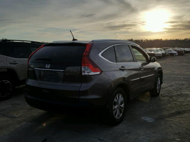 5J6RM3H77CL004915 - 2012 HONDA CR-V EXL CHARCOAL photo 4