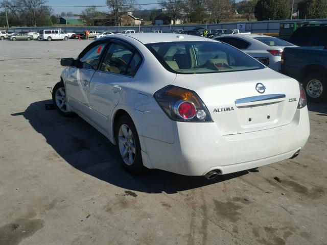 1N4AL21E07N450056 - 2007 NISSAN ALTIMA 2.5 WHITE photo 3