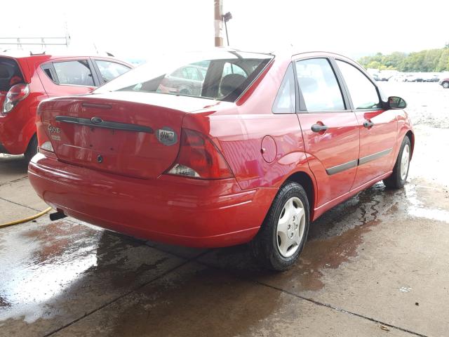 1FAFP33P02W111010 - 2002 FORD FOCUS LX RED photo 4