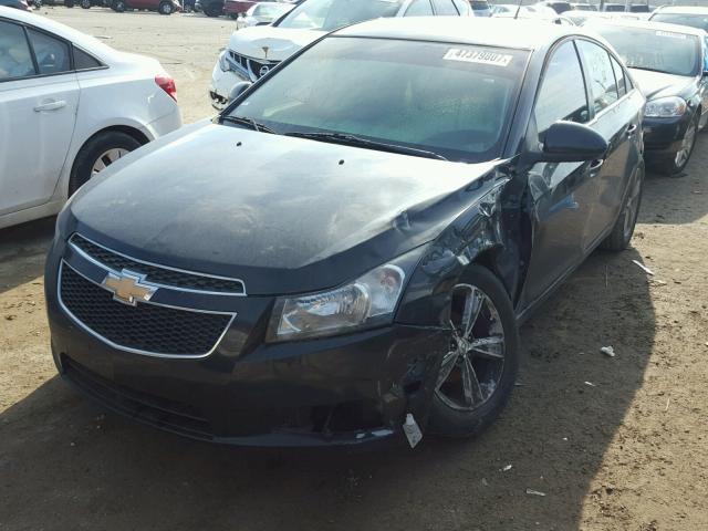 1G1PG5SC0C7234769 - 2012 CHEVROLET CRUZE LT BLACK photo 2