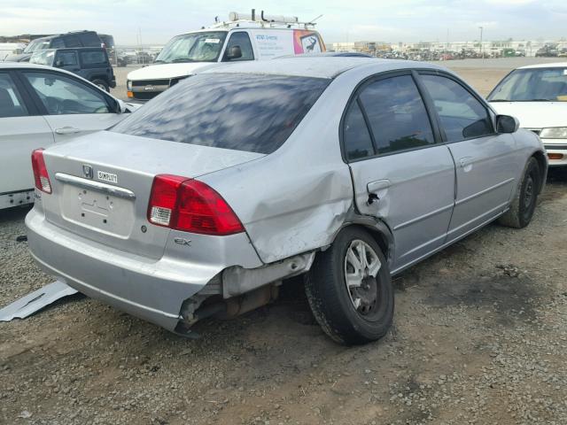 2HGES26873H532789 - 2003 HONDA CIVIC EX SILVER photo 4