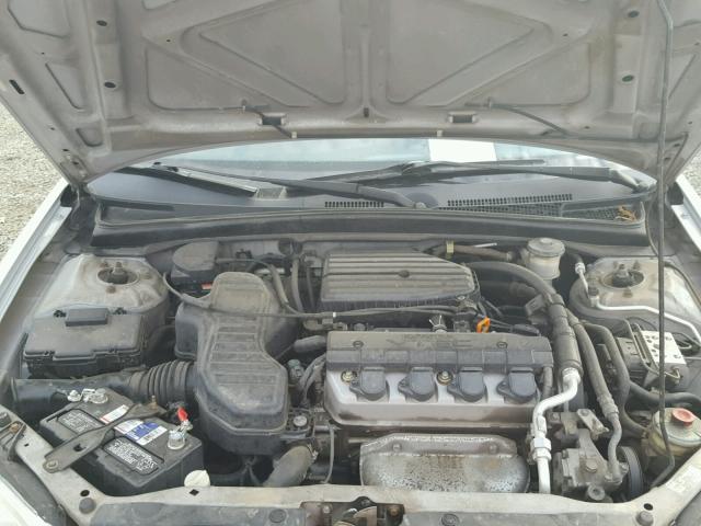 2HGES26873H532789 - 2003 HONDA CIVIC EX SILVER photo 7