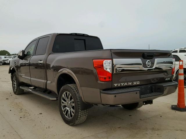 1N6BA1F48GN512184 - 2016 NISSAN TITAN XD S BROWN photo 3