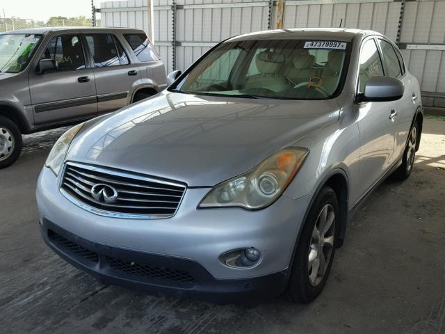 JNKAJ09E58M302743 - 2008 INFINITI EX35 BASE SILVER photo 2