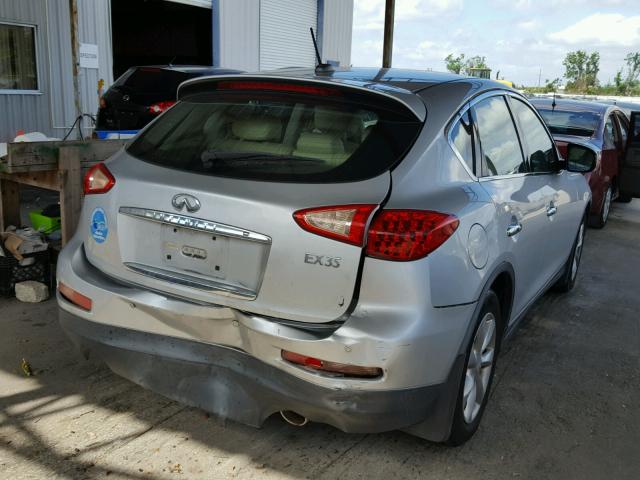 JNKAJ09E58M302743 - 2008 INFINITI EX35 BASE SILVER photo 4