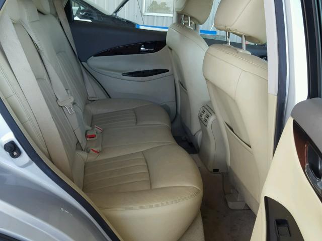 JNKAJ09E58M302743 - 2008 INFINITI EX35 BASE SILVER photo 6