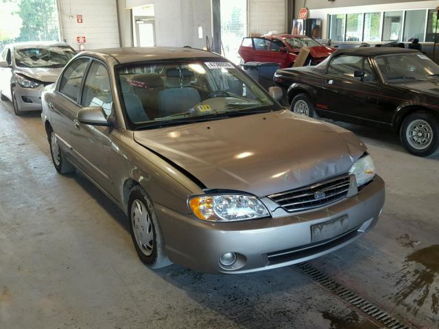 KNAFB121925190660 - 2002 KIA SPECTRA BA GRAY photo 1