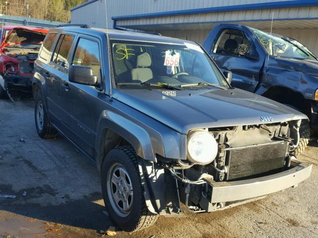 1C4NJRBB7DD212723 - 2013 JEEP PATRIOT SP GRAY photo 1